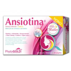 PhytoGold Ansiotina Sistema Nervoso/ Energia  100% Mulher- 30 ampolas- Suplemento Alimentar