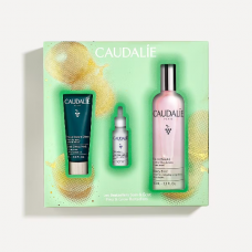 Caudalie Coffret Eau de Beauté 100mL + Máscara Instant Détox 15mL + Sérum Luminosidade 10mL