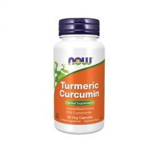 Now Turmeric Curcumin - 60 Cápsulas 