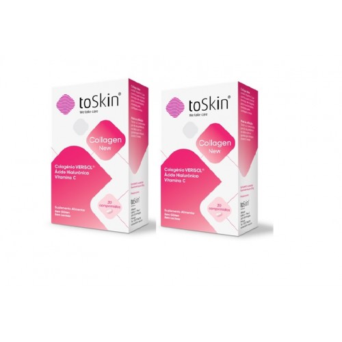 Collagen New 30 comprimidos - 2 embalagens-Toskin