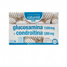 Naturmil - Glucosamina 1500mg Condroitina 1200mg forte - 20 ampolas 