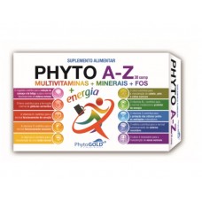 PhytoGold Phyto A-Z Multivitaminas + Minerais+ Fos 30 Comprimidos-Suplemento alimentar